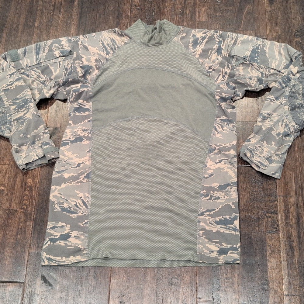 Massif Air Force Airman‎ Mens Medium Non FR ABU Combat Shirt Digital Camo
